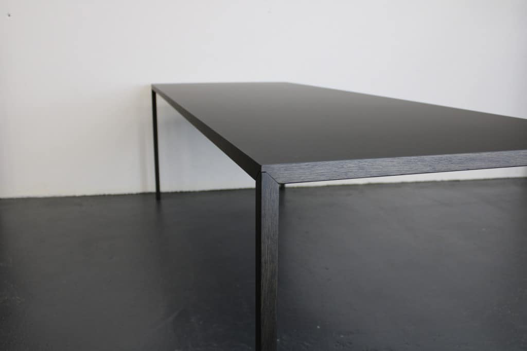 Ver weg Krachtcel zondag Arco Slim tafel, 190 x 90 cm, zwart eiken Carbon | DoDesign