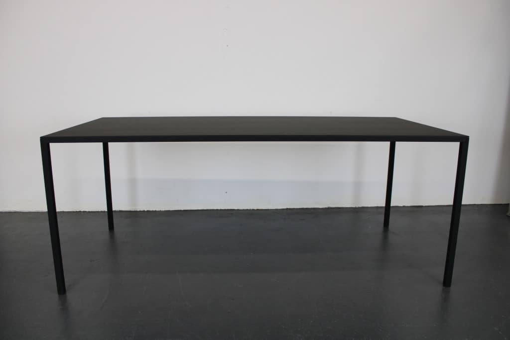 Ver weg Krachtcel zondag Arco Slim tafel, 190 x 90 cm, zwart eiken Carbon | DoDesign