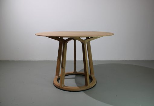 Artisan Pivot tafel, 110 cm, Eiken wit pigment