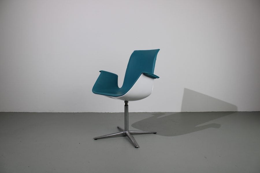 Walter Knoll FK Tulip stoelen, blauw