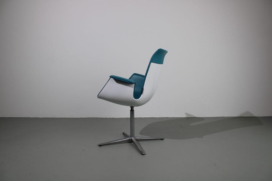 Walter Knoll FK Tulip stoelen, blauw - Afbeelding 2