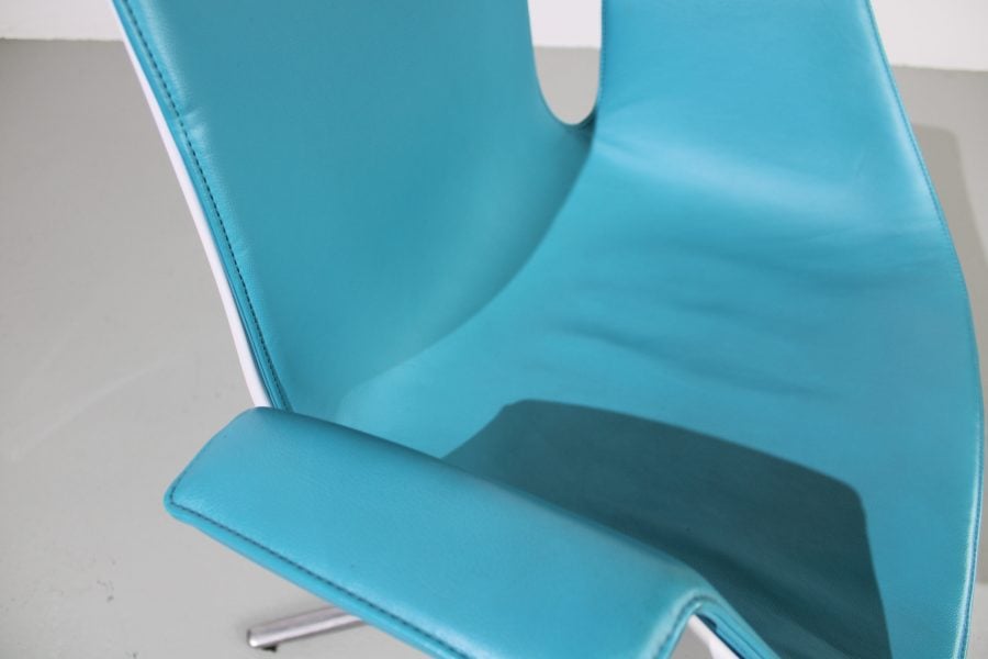 Walter Knoll FK Tulip stoelen, blauw - Afbeelding 5