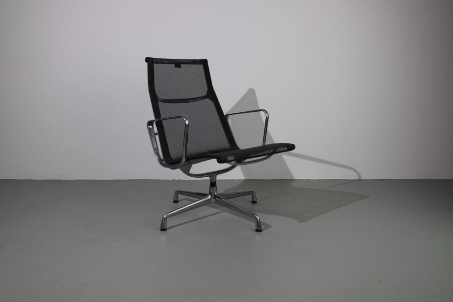 Vitra Eames EA 116 fauteuils, Netweave grijs - Afbeelding 4
