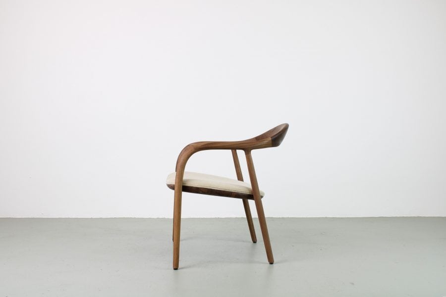 Artisan Neva Easy Chair, Amerikaans walnoot - Afbeelding 2