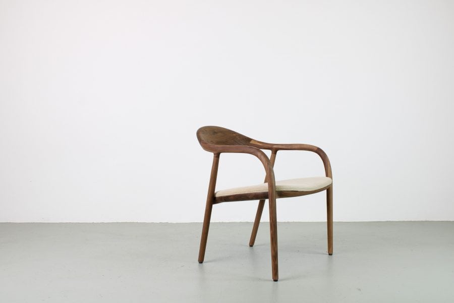 Artisan Neva Easy Chair, Amerikaans walnoot - Afbeelding 4