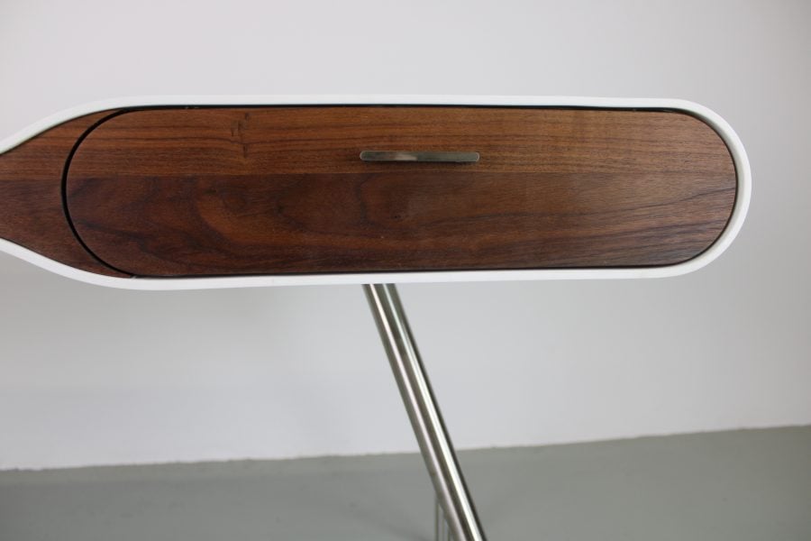 Icon Desk 1801 notenhout en 1 lade - Afbeelding 5