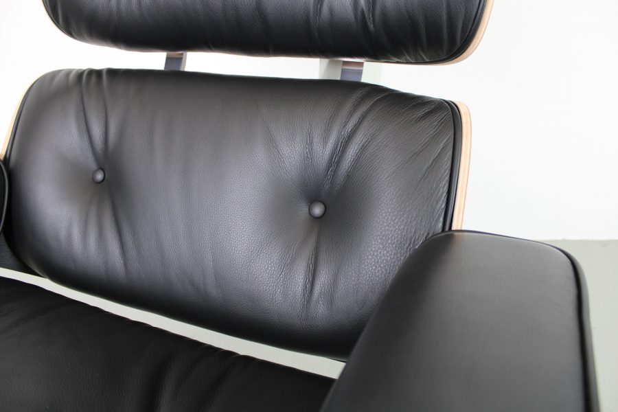 Vitra Eames Lounge Chair met Ottoman, Kersen, XL - Afbeelding 7