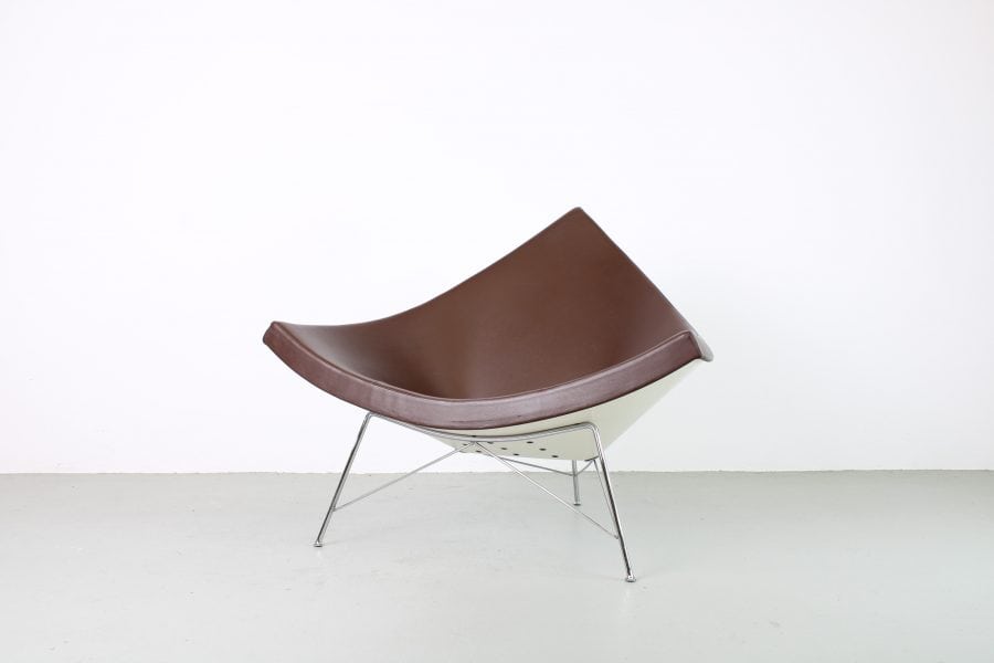 Vitra Coconut fauteuil, bruin