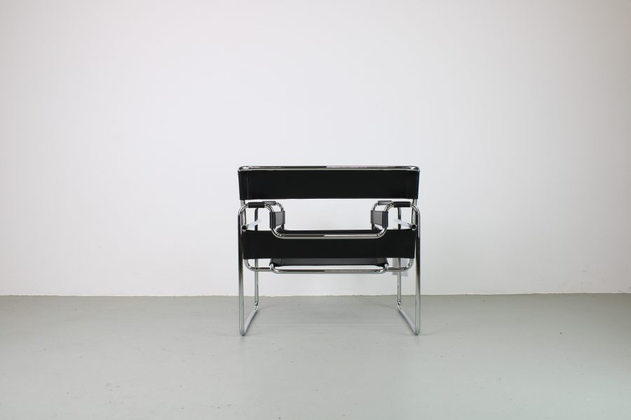 Knoll Wassily Chair, zwart tuigleer - Afbeelding 3