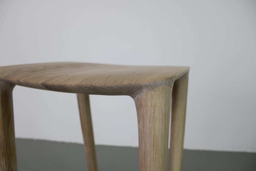 Artisan Neva barkruk, Eiken Loba white - Afbeelding 5