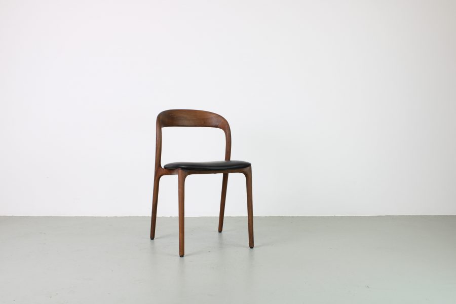 Artisan Neva light , Europees walnoot, zwart leder - Afbeelding 4