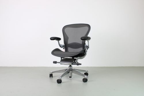 Herman Miller Aeron bureaustoelen, nieuw, aluminium