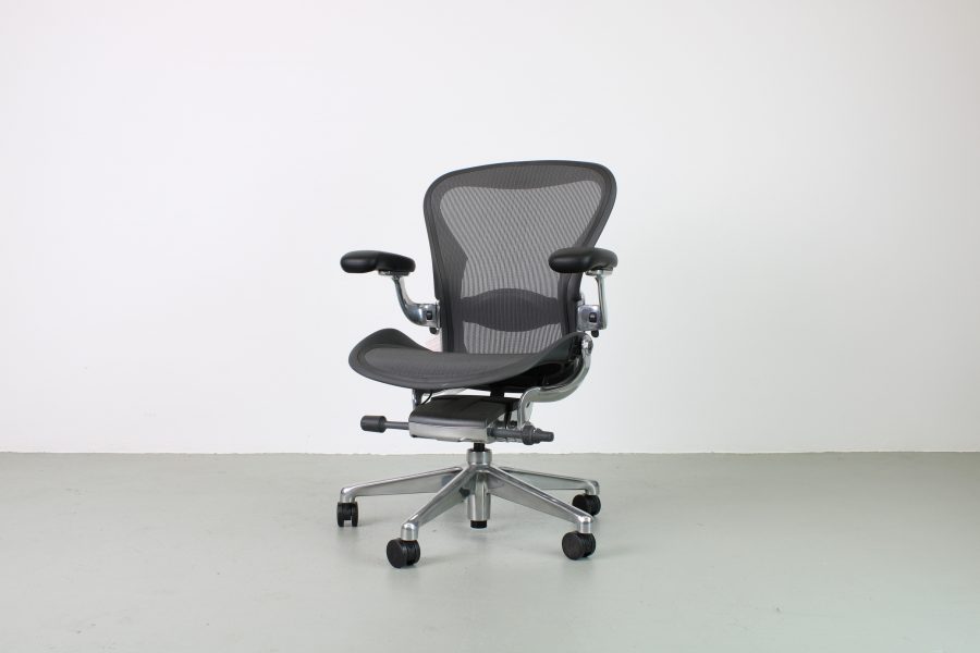 Herman Miller Aeron bureaustoelen, nieuw, aluminium