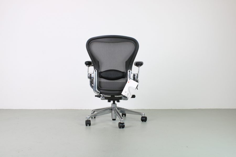 Herman Miller Aeron bureaustoelen, nieuw, aluminium - Afbeelding 3