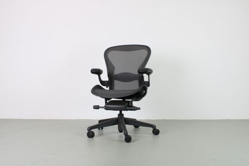 Herman Miller Aeron Bureaustoelen, type B, Graphite, nieuw