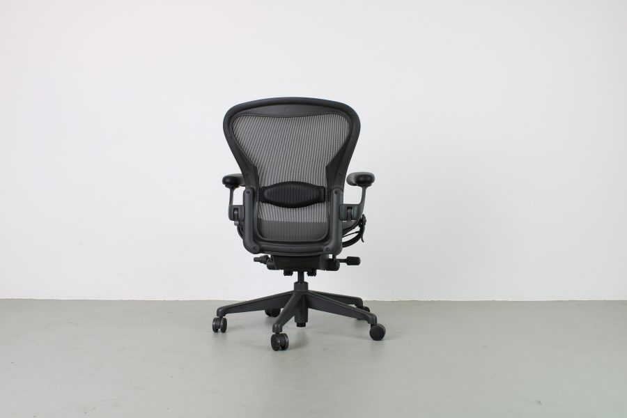 Herman Miller Aeron Bureaustoelen, type B, Graphite, nieuw - Afbeelding 3