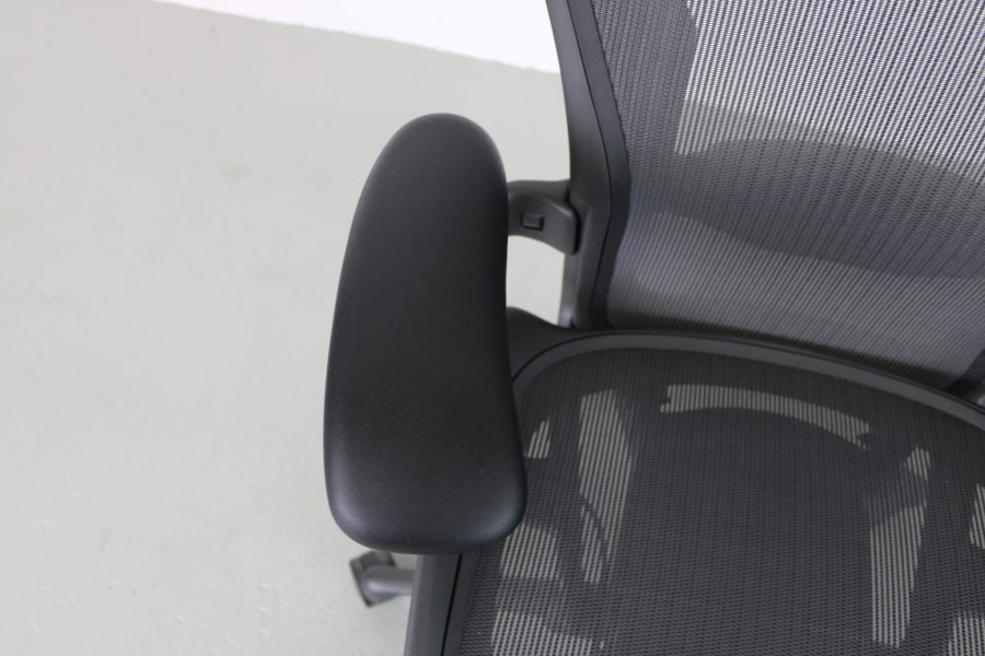 Herman Miller Aeron Bureaustoelen, type B, Graphite, nieuw - Afbeelding 5