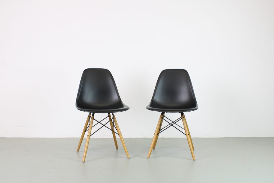 Vitra DSW side chairs, zwart - Afbeelding 2