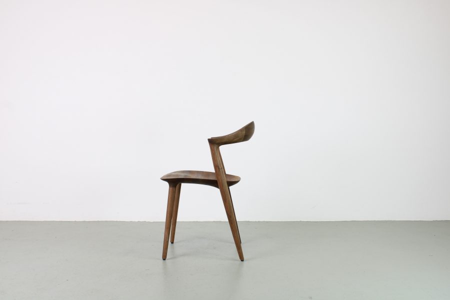 Artisan aanbieding: Set van 6 Addo stoelen, Europees walnoot - Afbeelding 2