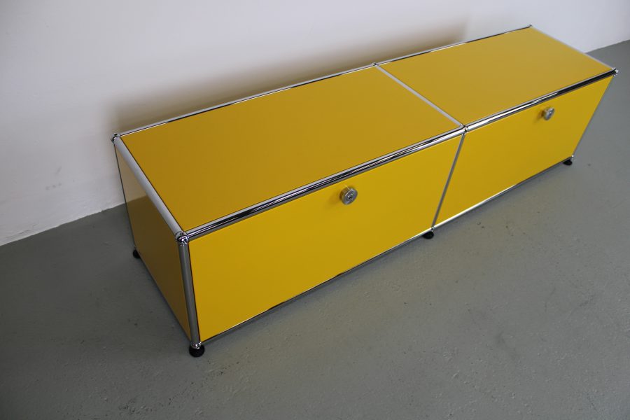 USM Haller Lowboard/TV meubel, Golden Yellow - Afbeelding 7