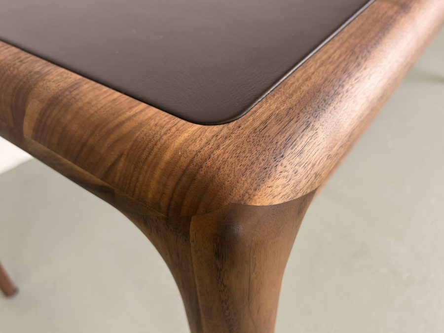 Artisan Latus Leather desk, 160/70/76, Europees walnoot - Afbeelding 4