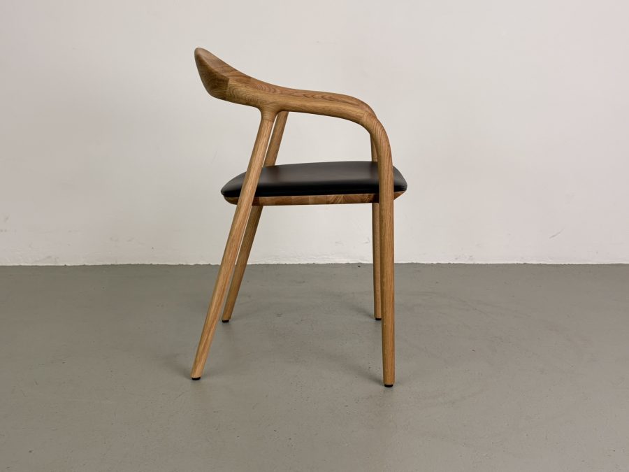 Artisan Neva eetkamerstoel, Eiken, Select leer - Afbeelding 3
