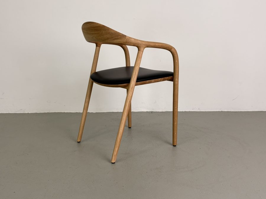 Artisan Neva eetkamerstoel, Eiken, Select leer - Afbeelding 4