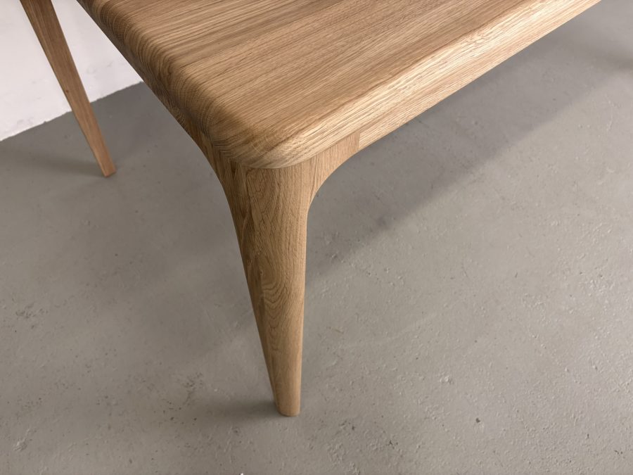 Artisan Twist tafel, Eiken met wit pigment, 180/90/76 cm - Afbeelding 3