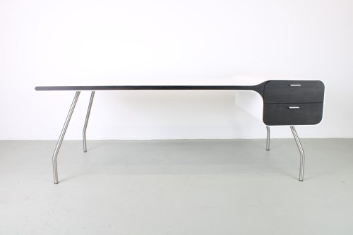 Arco Icon 2102 desk, gerookt eiken, 2 lades, refurbished
