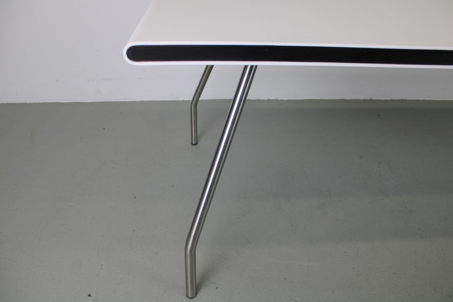Arco Icon 2102 desk, gerookt eiken, 2 lades, refurbished - Afbeelding 3
