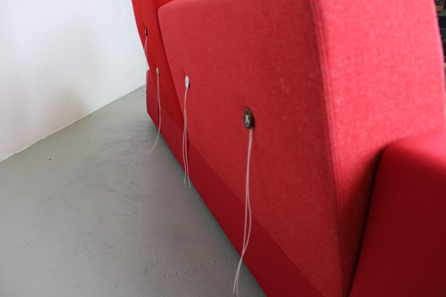 Vitra Poldersofa XS, Rood - Afbeelding 6