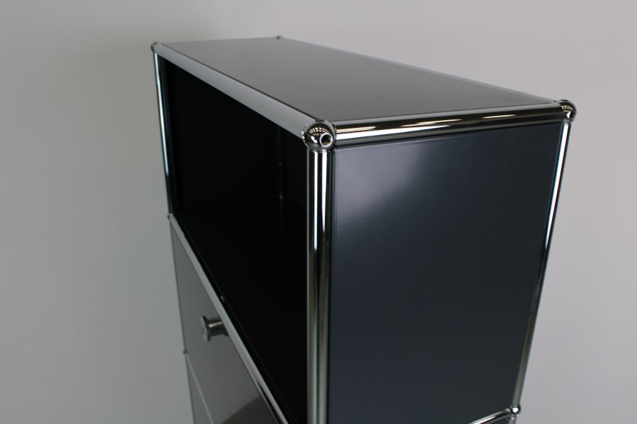 USM Haller cabinet 140/75/25, Anthracite - Afbeelding 4