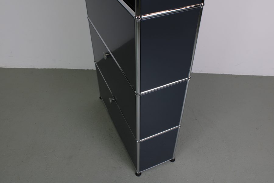 USM Haller cabinet 140/75/25, Anthracite - Afbeelding 5