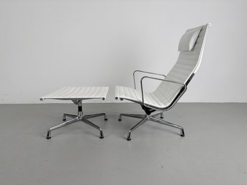 Vitra EA 124 + 125, Chroom, Snow White