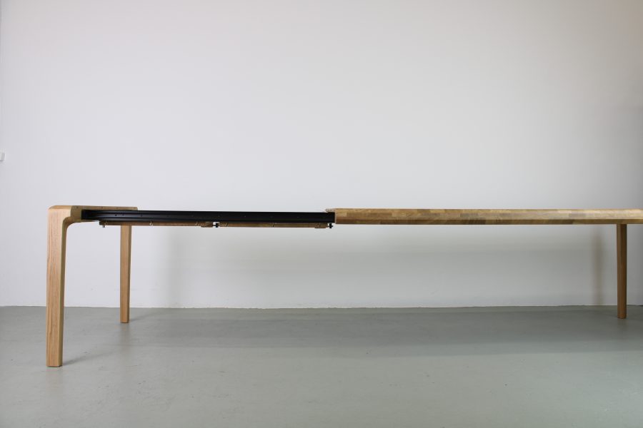 Artisan Invito Extension 220/104/76 2x55, Eiken met matte lak - Afbeelding 2