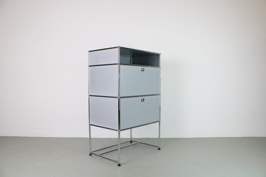 USM Haller 122,5/75/50, Matt Silver - Afbeelding 2