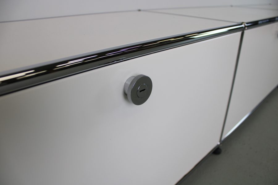 USM Haller lowboard, 225/35/35, Pure White - refurbished - Afbeelding 4